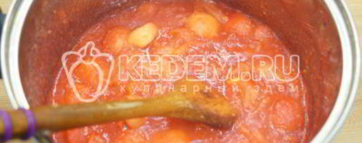 Шаг 4: яблочного повидла с малиной