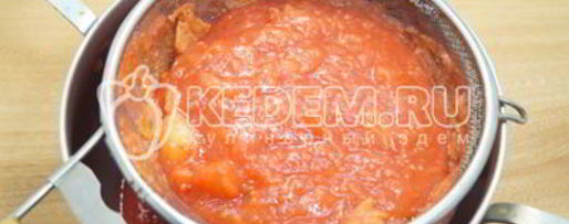 Шаг 5: яблочного повидла с малиной