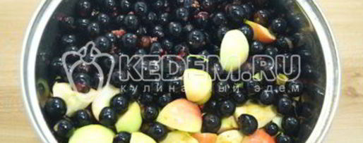 Шаг 4: яблочного повидла со смородиной