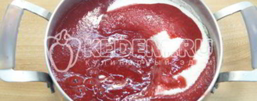 Шаг 8: яблочного повидла со смородиной