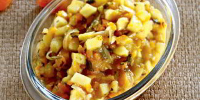 Рецепт приправы из кураги с яблоками