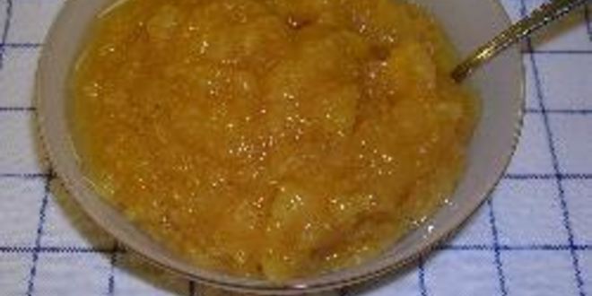 Рецепт пюре из айвы и яблок на зиму