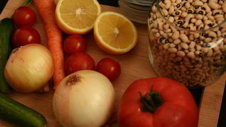 Рецепт Салата с фасолью и морковью на зиму