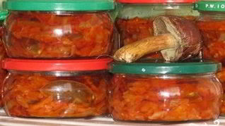 Рецепт Салатов на зиму с грибами