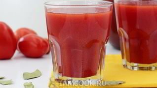 Рецепт Сока из помидоров на зиму из соковыжималки