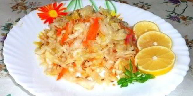 Рецепт быстрой капусты горячим способом в рассоле