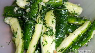 Рецепт Быстрых малосольных огурцов