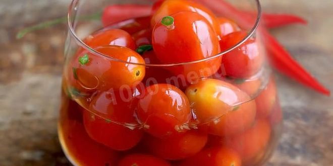 Рецепт быстрых малосольных помидоров