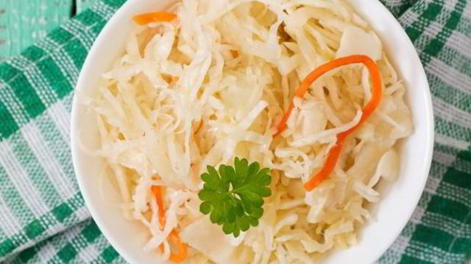 Рецепт Капусты, соленой сухим способом