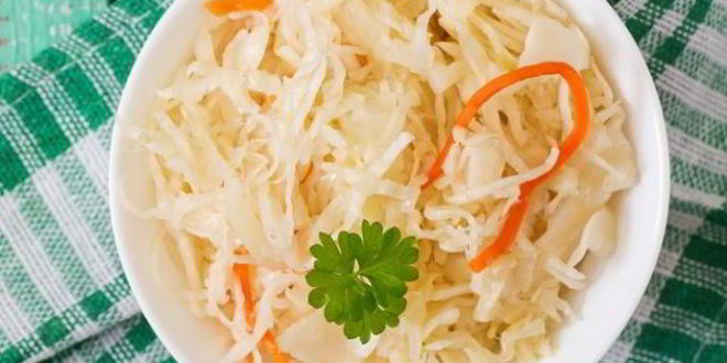 Рецепт капусты, соленой сухим способом