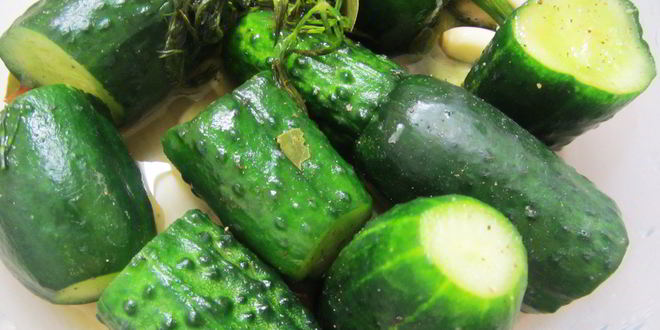 Рецепт хрустящих малосольных огурцов