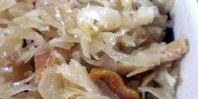 Рецепт кислой капусты с грибами
