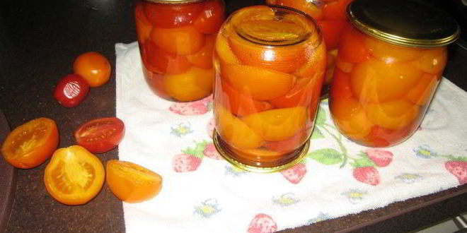 Рецепт консервированных помидоров кусочек лета