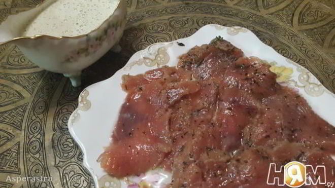 Рецепт Малосоленого лосося по-скандинавски