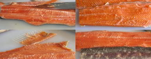 Шаг 1: малосольной форели