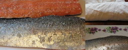 Шаг 3: малосольной форели