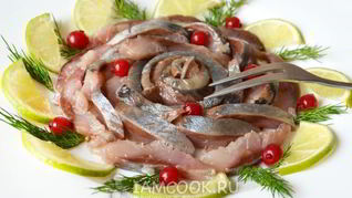 Рецепт Малосольной селедки для праздника