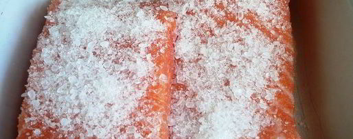 Шаг 2: малосольной семги