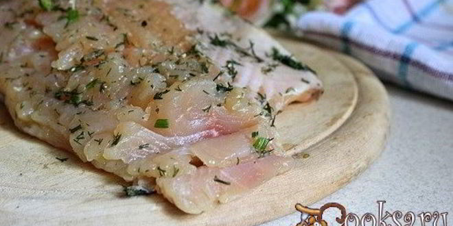 Рецепт малосольного балтийского лосося