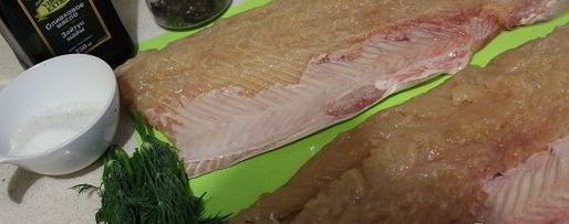 Шаг 3: малосольного балтийского лосося