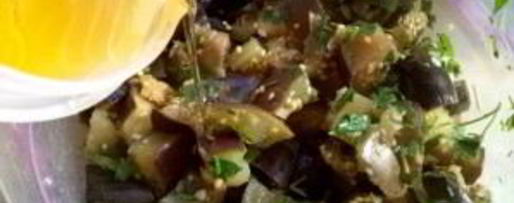 Шаг 4: малосольных баклажанов с чесноком