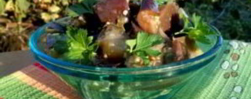 Шаг 5: малосольных баклажанов с чесноком