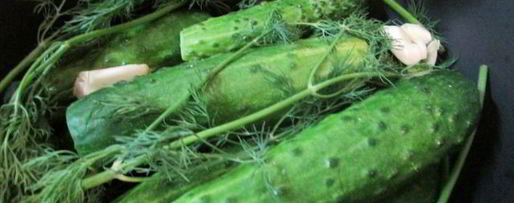 Шаг 2: малосольных огурчиков в минеральной воде