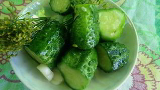 Рецепт Малосольных огурчиков