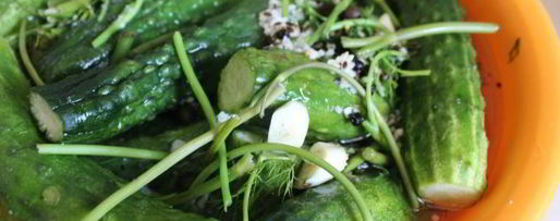 Шаг 5: малосольных огурцов с молодой капустой