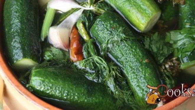 Рецепт Малосольных огурцов в минеральной воде на зиму