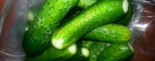 Шаг 2: малосольных огурцов всухую