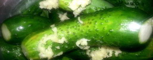 Шаг 3: малосольных огурцов всухую