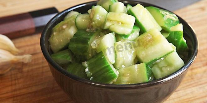 Рецепт малосольных огурцов за 5 минут