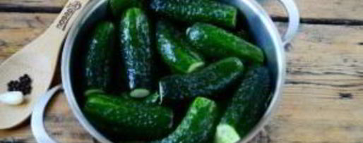 Шаг 4: малосольных огурцов за сутки