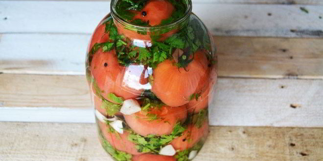 Рецепт малосольных помидоров по-грузински