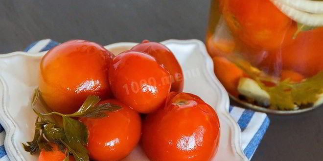 Рецепт малосольных помидоров в банке