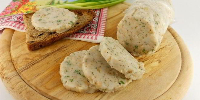 Рецепт сала через мясорубку с чесноком