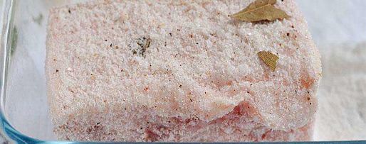 Шаг 2: сала соленого по-украински