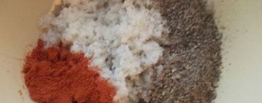 Шаг 2: сала соленого со специями и чесноком