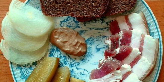 Рецепт сала в рассоле по-домашнему