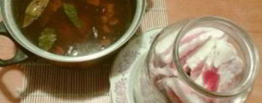 Шаг 2: сала в рассоле по-домашнему