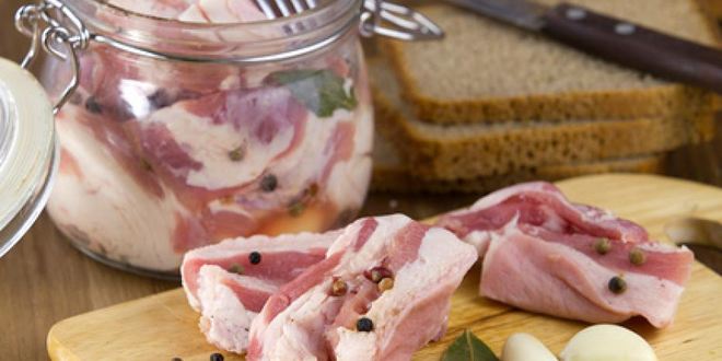 Рецепт сала в рассоле