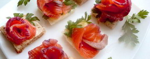 Шаг 5: семги малосольной с черной смородиной