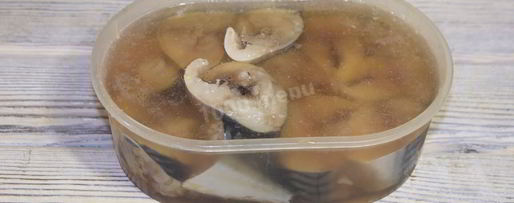 Шаг 5: слабосоленой скумбрии