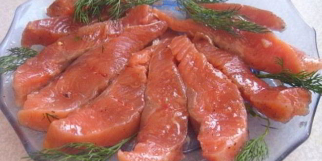 Рецепт соленой горбуши