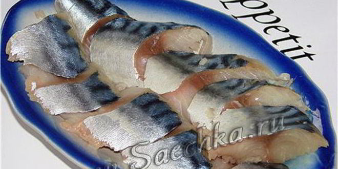 Рецепт соленой скумбрии