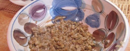 Шаг 3: соленого сала с перцем и чесноком