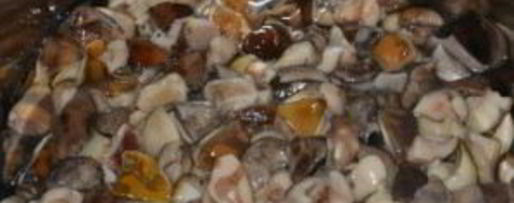 Шаг 5: соленых белых грибов