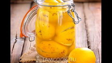 Рецепт Соленых лимонов по-мароккански