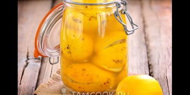 Рецепт соленых лимонов по-мароккански